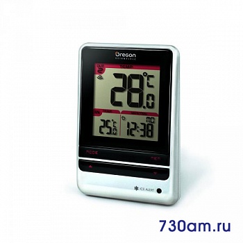 Термометр с часами RMR202
