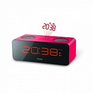 Проекционные часы с 2-я будильниками и FM-радио Oregon Scientific RRA320PN-r (красные)