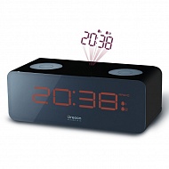 Проекционные часы с 2-я будильниками и FM-радио Oregon Scientific RRA320PN