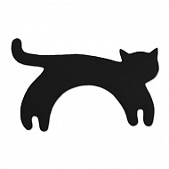 Подушка - грелка для тела «Кошка», черная