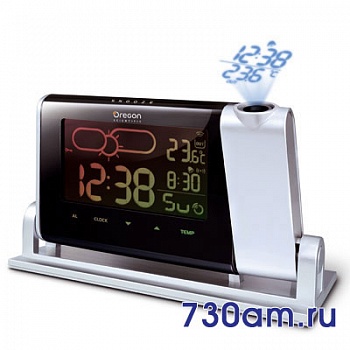 Проекционные часы с будильником и термометром Oregon Scientific BAR339P